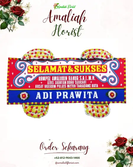 Papan Bunga Ucapan Selamat Mandiraja Wetan